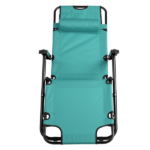 Portable Dual Purposes Extendable Folding Reclining Chair Green - Image 3