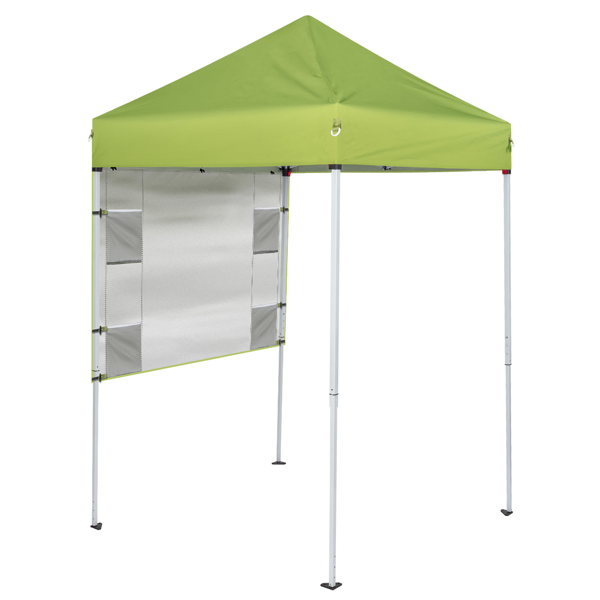 5X5FT Outdoor Canopy with 1 Sidewall Green