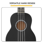 21in Linden wood body rosewood fingerboard ukulele, cotton bag, capo, strap, picks*2, tuner Strings Dust cloth - Image 2