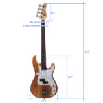 GP Electric Bass Guitar Cord Wrench Tool Burlywood - Image 13