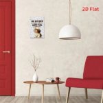 CIFbuy Shih Tzu Vintage Metal Plaque Sign, 2D Flat Print Fun Pet Wall Art, Decorative Tin Sign For Home Bedroom Office Cafe Garage Indo TikTok, TikTok, Self-pickup Logiopics - Image 6