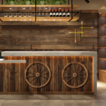 [Same Code 06108221]2pcs 30-Inch Old Western Style Garden Art Wall Decor Wooden Wagon Wheel Brown - Image 17