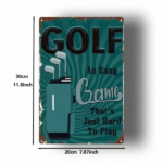 CIFbuy Vintage Golf Club Metal Sign 8x12 Inch Retro Farmhouse Wall Decor, Classic 2D Flat Metal Plaque For Home Bar Garage Cafe Kitchen TikTok, TikTok, lassic Self-pickup Logiopics - Image 3