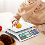66lb/30kg Digital Produce Scale: 0.01lb/5g Precision, Dual Backlit LCD, 3 Power Options, Detachable Stainless Steel Platform for Market/Deli - Image 4