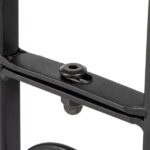 134.5*58.5*213cm Arc Roof Double Layer With Door Wrought Iron Iron Arch Courtyard Black - Image 21