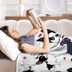 1pc Adorable Fleece Dog Blanket - Soft, Cozy, Lightweight, Warm, Flannel Throw for Couch, Bed, Sofa, Living Room Decor - Perfect for Snuggling Up on Chilly Days 150*200cm temu can only be self-picked - Image 4