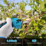 2-in-1 Electric Pruning Shear with Pole - 850W Brushless Motor, 200min Run Time, 4.5-6.3ft Extension for Perfect for Hedges, Trees, and Gardens - Image 7