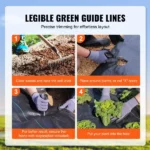 Weed Barrier 3x300 ft Landscape Fabric 3.2oz Heavy Duty Geotextile Fabric Woven PP Weed Control Mat for Underlayment, Garden Barrier Cloth Black (Shipment from Walmart) - Image 4