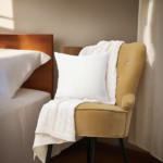 Elevate your comfort with this set of two 22-inch white pillow inserts. Filled with high-density polyester fiber, they maintain their plump shape for long-lasting support. The generous size provides enhanced comfort for sofa lounging or bed reading. Sold without covers for flexible styling options t - Image 7