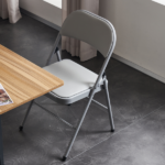 Same Code 31709558 6pcs Elegant Foldable Iron & PVC Chairs for Convention & Exhibition Gray - Image 41