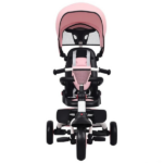 Pink 6-in-1 Convertible Kids Tricycle: 1-5Y Stroller Trike with Adjustable Push Handle, Removable Canopy & Reversible Seat - Image 2