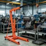 3-Ton Hydraulic Long Ram Jack, Engine Hoist Cylinder with Clevis Base for Garage & Shop Cranes - Image 6