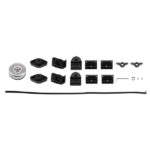 Black Aluminum Tonneau Cover fit for Toyota Tundra Crew Max 66.7in 2007-2025 - Image 4
