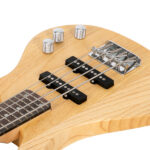 Do Not Sell on Amazon GW101 36in Small Scale Electric Bass Guitar Suit With Mahogany Body SS Pickups, Guitar Bag, Strap, Cable Burlywood - Image 13