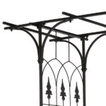 Flat Roof Wrought Iron Arches Plant Climbing Frame - Image 13