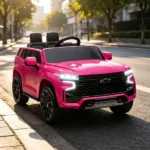 Pink 12V Kids Electric Ride-On Car: Premium Battery-Powered Ride-on Toy for Girls