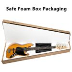 [Do Not Sell on Amazon] Gjazz Electric 5 String Bass Guitar Full Size Bag Strap Pick Connector Wrench Tool Transparent Yellow - Image 15
