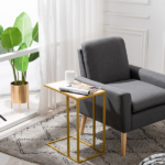 Same Code 12358417 Marble Simple C-Side Table [30x48x61cm] White - Image 7