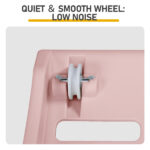 80*34*86CM Pink PP track connector assembly, circular design with green carpet + 1 cat teaser stick, 15kg cat treadmill - Image 11