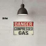 CIFbuy Danger Compressed Gas Metal Sign 8x12 Inch Tin Warning Sign, 2D Flat Printed Iron Square Wall Art For Home Bar Garage Club Resta TikTok, TikTok, Self-pickup Logiopics - Image 3