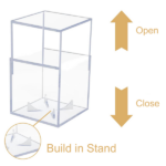 UV Protected Acrylic Baseball Display Case Clear Ball Boxes Memorabilia Showcase tk/temu self-pickup orders - Image 4
