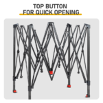 8*12ft Plastic Sprayed Iron Pipe PE Mesh Foldable Greenhouse Shed Green - Image 10