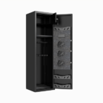 57" High Large Capacity Mechanical Gun Safe for Rifles & Handguns, Digital Password Lock, Built-In Independent Lock Box, Adjustable Shelves, Pre-Assembled No Assembly Required - Image 2