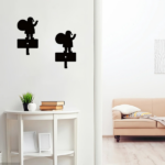 CIFbuy 2 pcs Christmas Angel Wall Decor Rustproof Metal Key Belt Hooks (TikTok, temu pick-up service) - Image 3