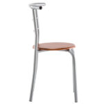 Same Code 35204938 Brown Wood Grain PVC Breakfast Table (One Table and Two Chairs) - Image 2