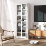 Metal Kitchen Pantry Cabinet - 72" Tall Storage with 5 Adjustable Shelves, White Freestanding Cabinet for Kitchen/Pantry/Bathroom-Does not support self pick up - Image 10