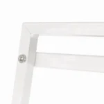 4 Tier Iron Bookshelf, Freestanding Bookcase Storage Shelf for Books and Decor, 23.62 x 13.78 x 57.87 in, Ivory White (Shipment from Walmart) - Image 2