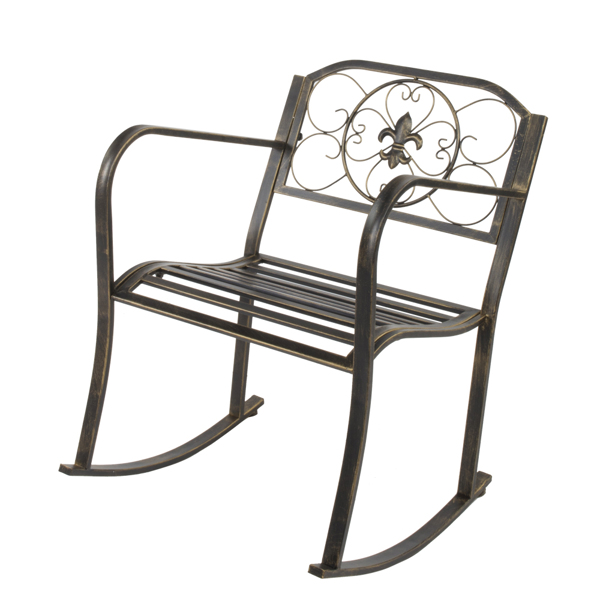 Replace 66934556 Flat Tube Single Rocking Chair Bronze Color