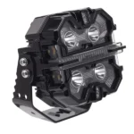 Pair Off Road LED Light Pods 5" 212W Spot Side Shooter RGB DRL White Amber 12V