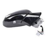 Mirrors Passenger Right Side Heated Hand Fit for Hyundai Santa Fe 2021-2023 Manual Folding No Memory Paintable with Puddle Light No Auto-Dimming Power Adjust 87620-S2410 HY1321331 87620S2410 - Image 4