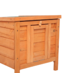 20-inch removable roof, waterproof, green asphalt roof, cedar wood, wooden chicken and rabbit cage - Image 14