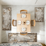 Three-piece kitchen rug set, non-slip and washable, abstract pattern kitchen hallway rug, soft and comfortable, suitable for sinks, floors, entrances, hallways and bathrooms. - Image 11