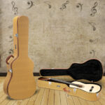 Replace 46540529 41" Folk Guitar Hardshell Carrying Case Fits Most Acoustic Guitars Microgroove Flat Yellow - Image 15