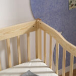 Vertical Fence Wood Painted Pine Toddler Bed with Bottom Drawer and Side Car Bed - Image 21