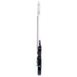Lightning Style Electric Guitar with Power Cord/Strap/Bag/Plectrums Black & Dark Blue - Image 3