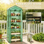 Garden Bed with Mini Greenhouse - Image 5