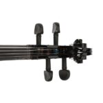 New 3/4 Acoustic Violin Case Bow Rosin Black - Image 7