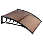 Same Code 70596693 100 x 96cm Household Application Door & Window Rain Cover Eaves Brown Board & Black Holder - Image 11