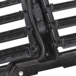 Upper Radiator Shutter Grille with Motor Fits for Cadillac Escalade Chevrolet Suburban Tahoe GMC Yukon Yukon XL 2017-2020 Black - Image 9