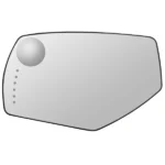 Driver Side Mirror Glass Heated With Signal fit for Silverado Sierra 2014 -2018 - Image 3