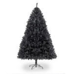 FCH 6ft 1050 Branches PVC Christmas Tree Black - Image 4
