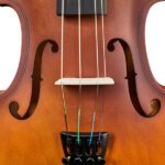 Brand new 4/4 acoustic violin set (includes case, bow, rosin, tuner, shoulder rest, strings, and tone marks) - Image 8