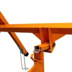 16FT Drywall Lifter Panel Hoist Jack Rolling Caster Construction Lockable 150lbs - Image 6