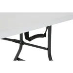 6 Foot Premium Folding Table, White Speckle (Shipment from Walmart) - Image 5