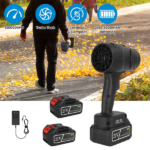 130000RPM Cordless Mini Blower, 1000W Powerful Motor with Turbo Tech (550g Wind Pressure/600g Blowing Force), 64mm Air Output for Heavy Debris Cleaning - Image 5