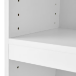 Framed 5-Shelf Bookcase with Adjustable Shelves, White (Shipment from Walmart) - Image 4